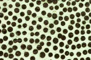 motif de trous peau main apaisée