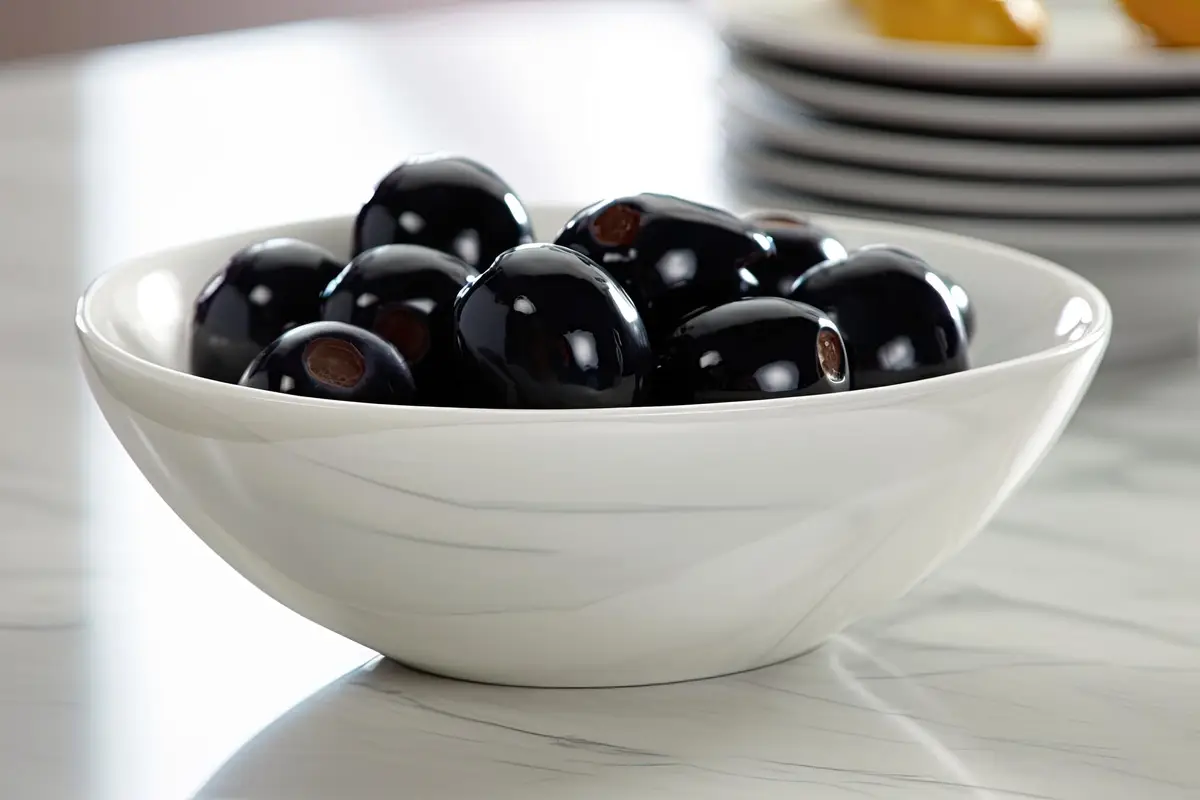 black olives bowl