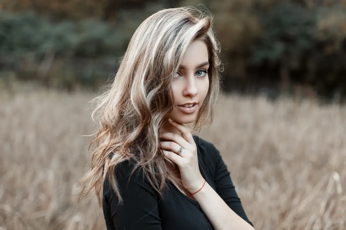 brown hair ash blonde