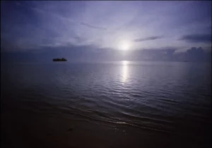 nuit mer calme