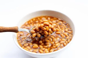 White beans cooking