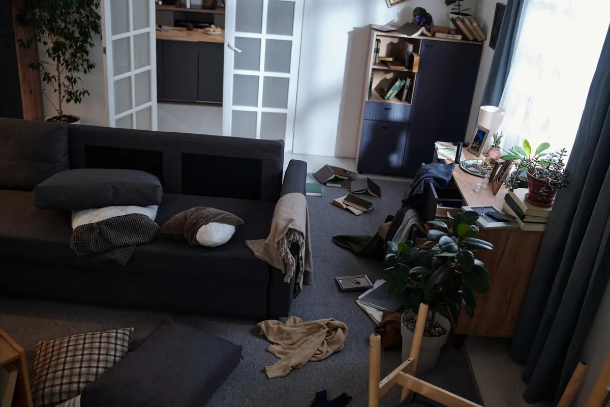 appartement encombré