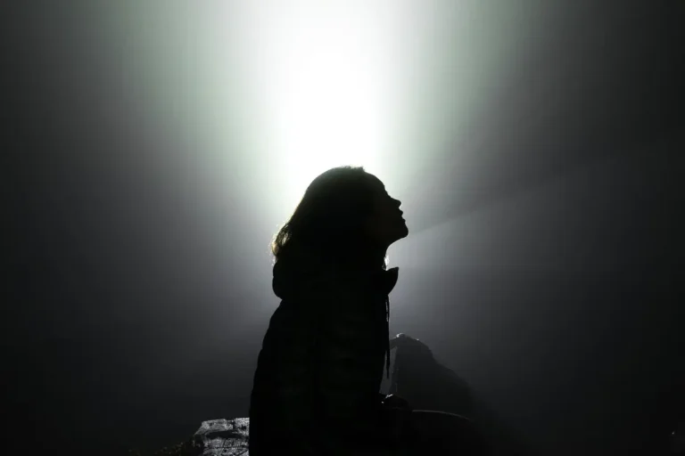 personne seule lumière