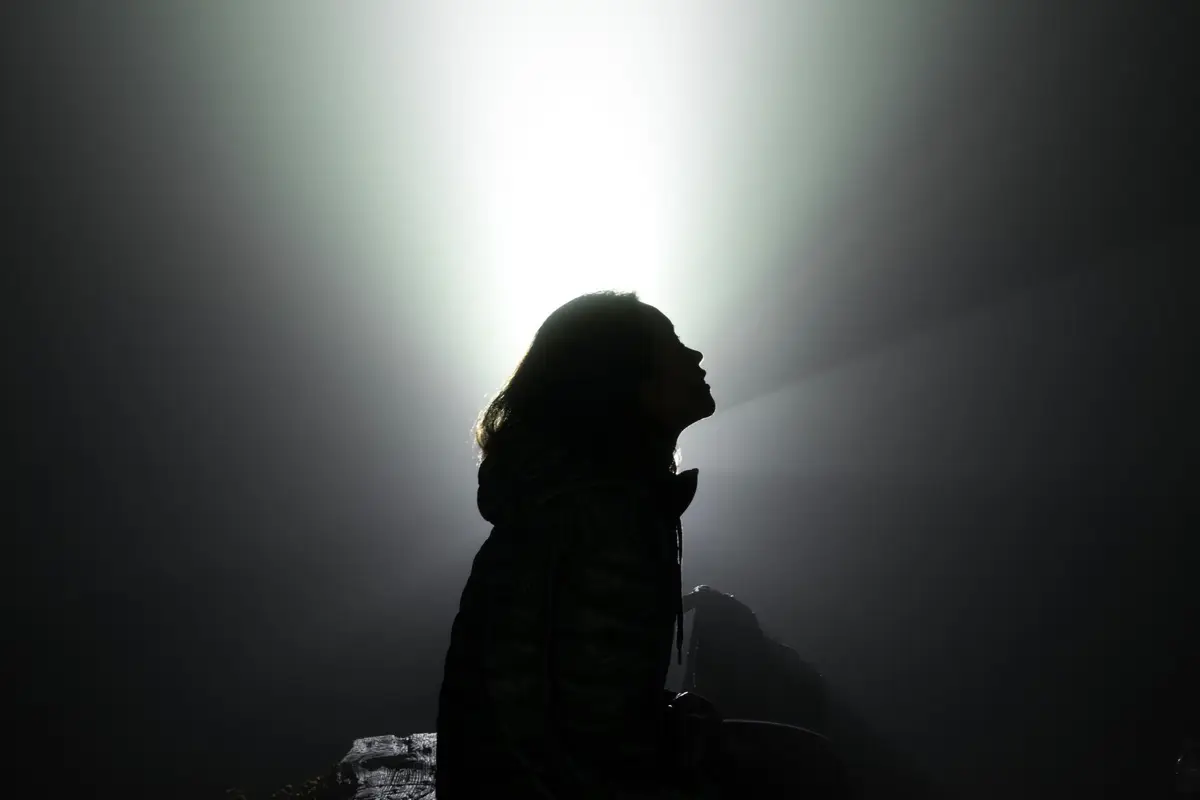 personne seule lumière